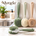 Myrqela™ Silicone Dish Brush – Premium Kitchen Scrubber with Soft Cleaning Bristles