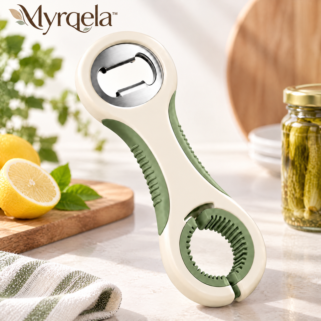 Myrqela™ Multi-Function Bottle Opener – Stainless Steel Kitchen Opening Tool