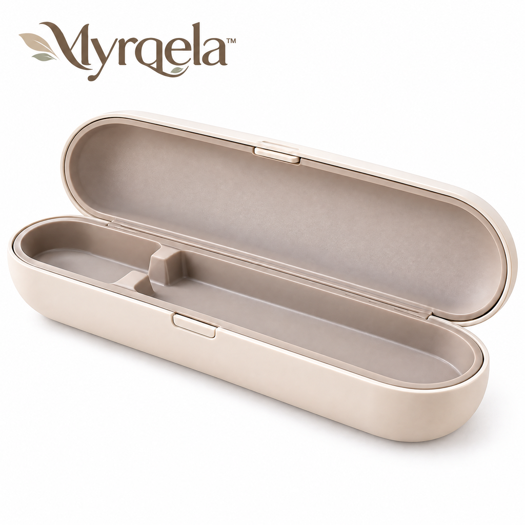 Myrqela™ Electric Toothbrush Travel Case – Hygienic Portable Storage Protector