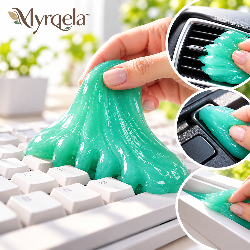 Myrqela™ Reusable Cleaning Gel – Multi-Surface Dust Removal Cleaning Putty