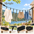 Myrqela™ Portable Travel Clothesline – Adjustable Outdoor Drying Rope with Durable Clips