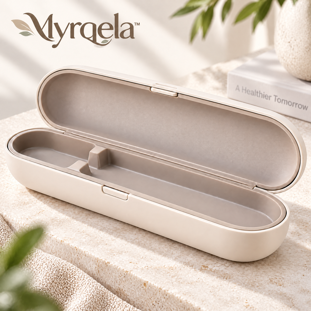 Myrqela™ Electric Toothbrush Travel Case – Hygienic Portable Storage Protector